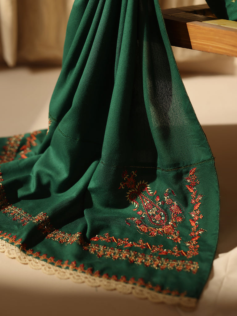 Rajbari | Nissa Embroidered Shawl |  Embroidered Shawl Series 03 by Rajbari - Designer Dress - Type: Ladies Clothes - Available at Libayah - 100% Original