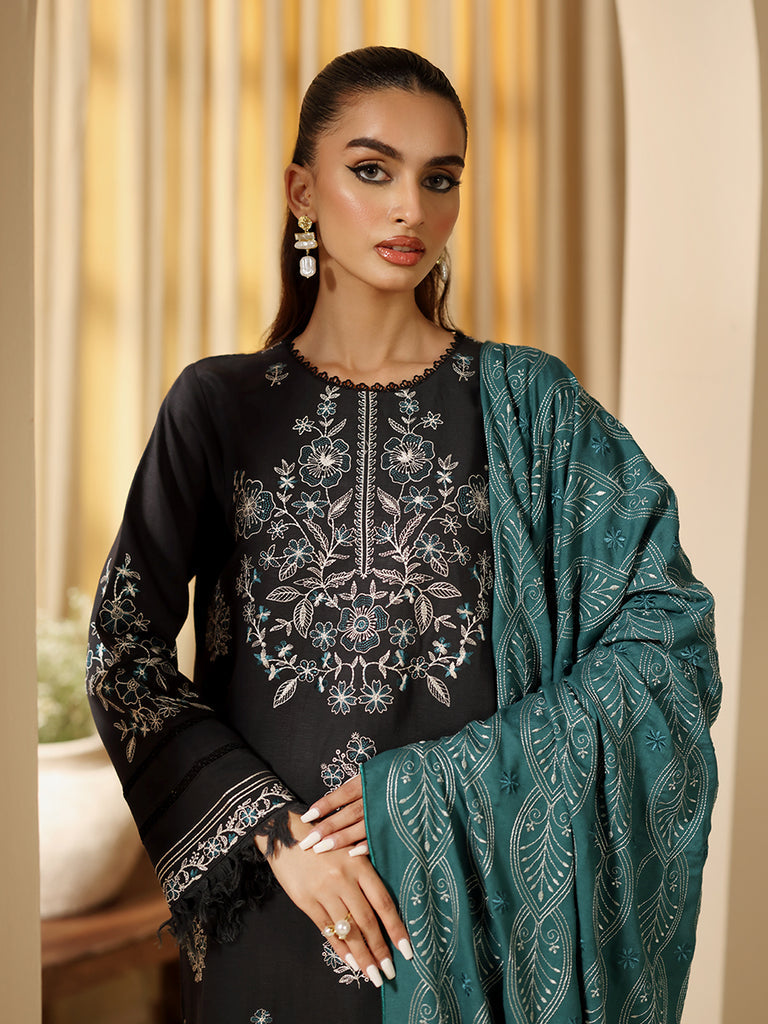 Rajbari | Nissa Embroidered Shawl | Embroidered Shawl Series 13 by Rajbari - Designer Dress - Type: Ladies Clothes - Available at Libayah - 100% Original
