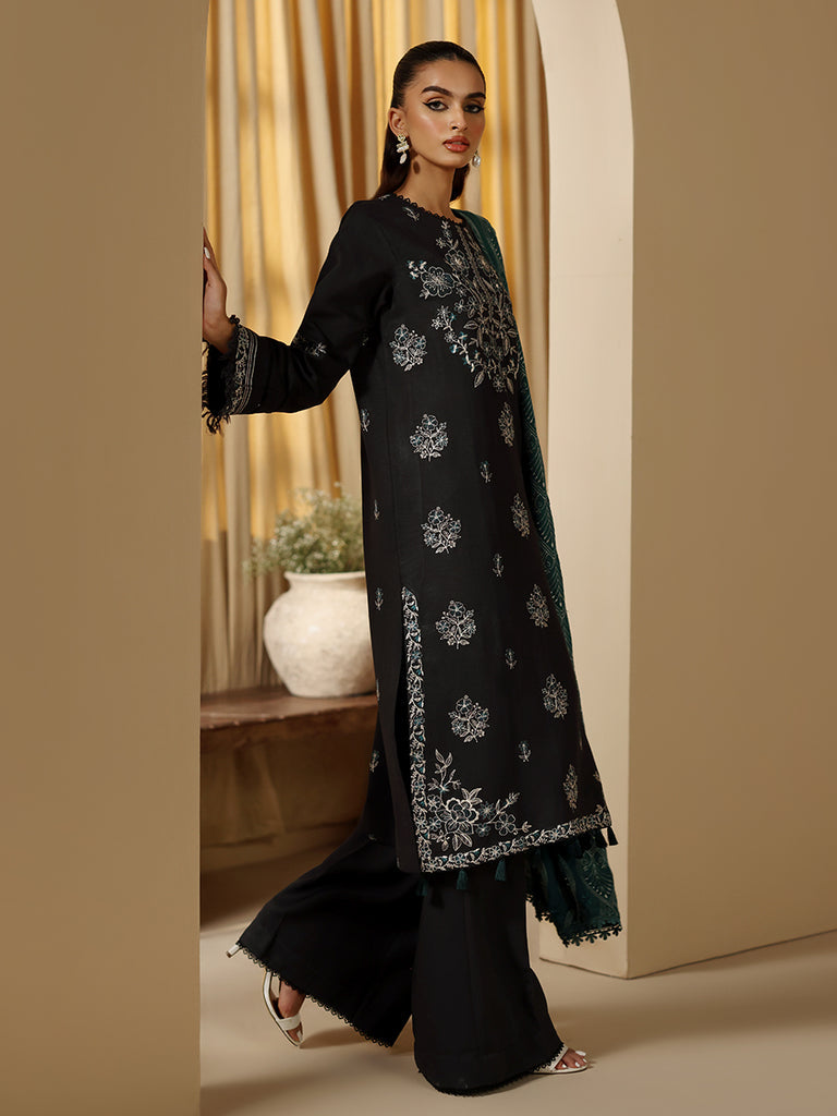 Rajbari | Nissa Embroidered Shawl | Embroidered Shawl Series 13 by Rajbari - Designer Dress - Type: Ladies Clothes - Available at Libayah - 100% Original