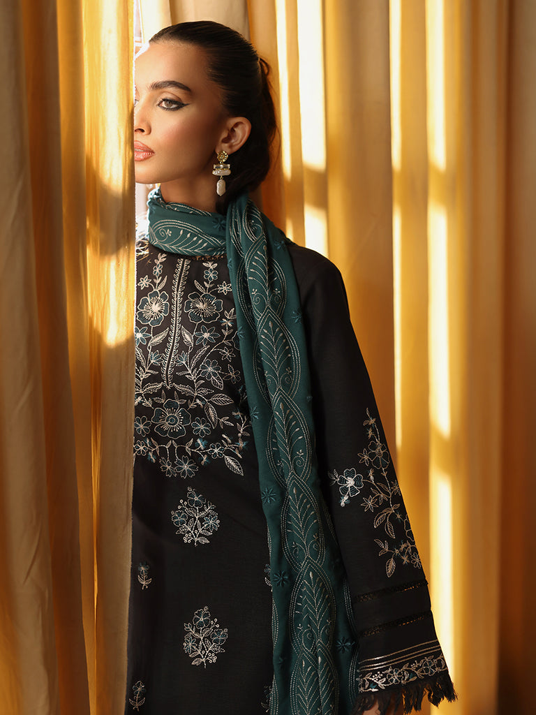 Rajbari | Nissa Embroidered Shawl | Embroidered Shawl Series 13 by Rajbari - Designer Dress - Type: Ladies Clothes - Available at Libayah - 100% Original