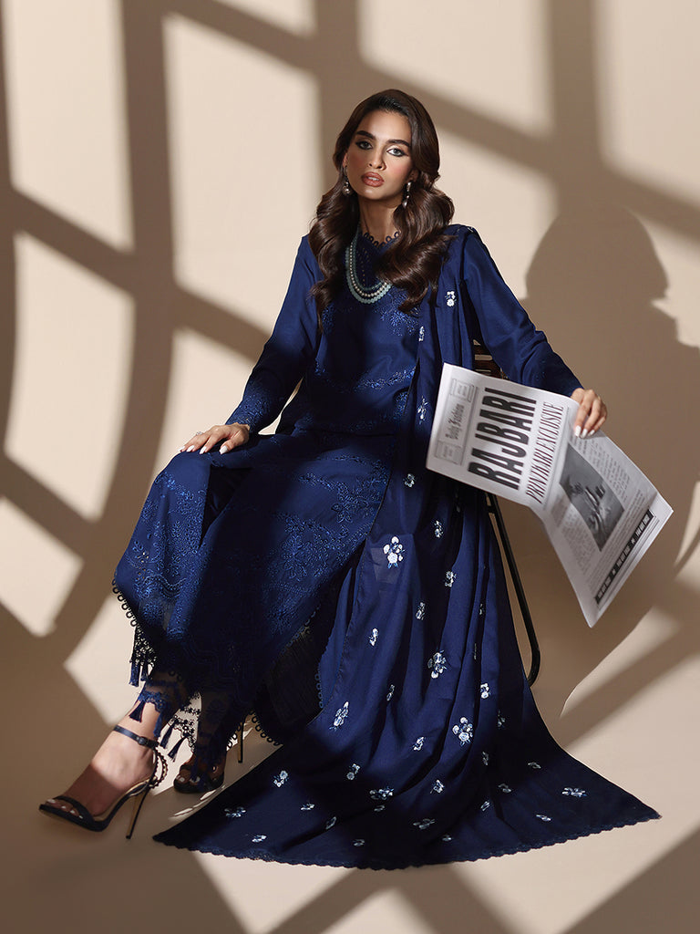 Rajbari | Nissa Embroidered Shawl |  Embroidered Shawl Series 01 by Rajbari - Designer Dress - Type: Ladies Clothes - Available at Libayah - 100% Original