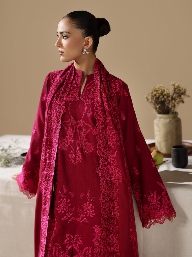 Rajbari | Nissa Embroidered Shawl |  Embroidered Shawl Series 02 by Rajbari - Designer Dress - Type: Ladies Clothes - Available at Libayah - 100% Original