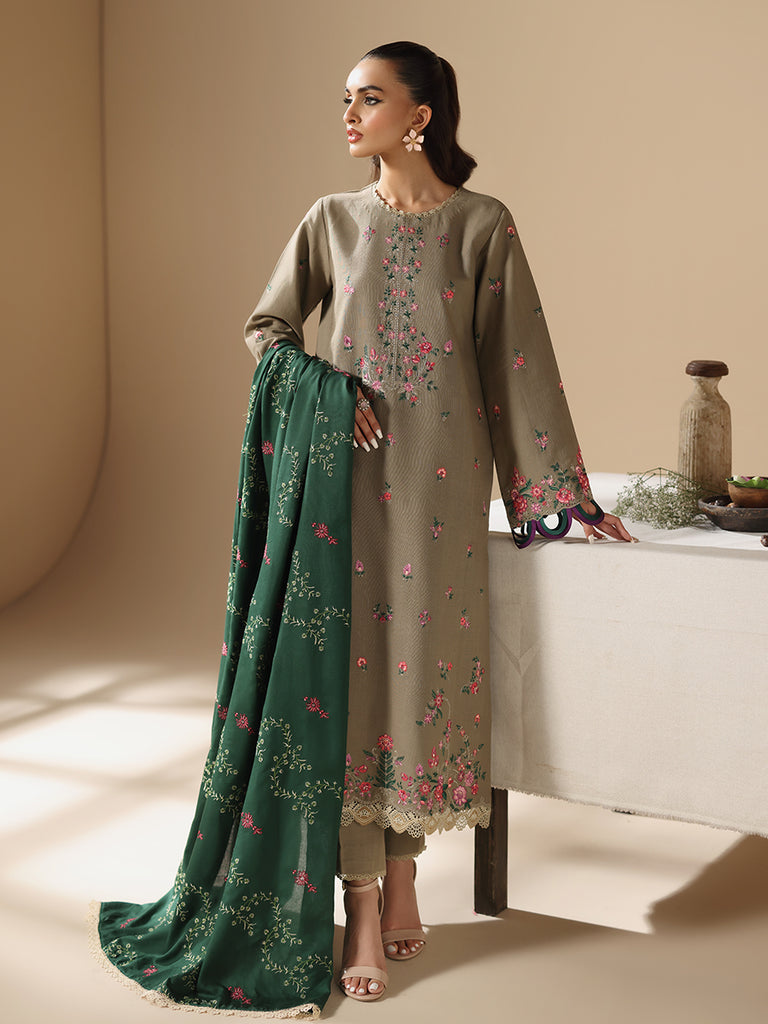 Rajbari | Nissa Embroidered Shawl |  Embroidered Shawl Series 05 by Rajbari - Designer Dress - Type: Ladies Clothes - Available at Libayah - 100% Original