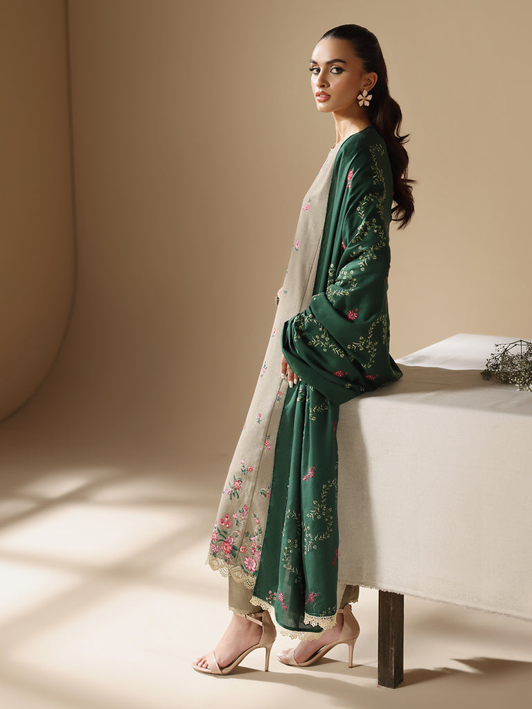 Rajbari | Nissa Embroidered Shawl |  Embroidered Shawl Series 05 by Rajbari - Designer Dress - Type: Ladies Clothes - Available at Libayah - 100% Original
