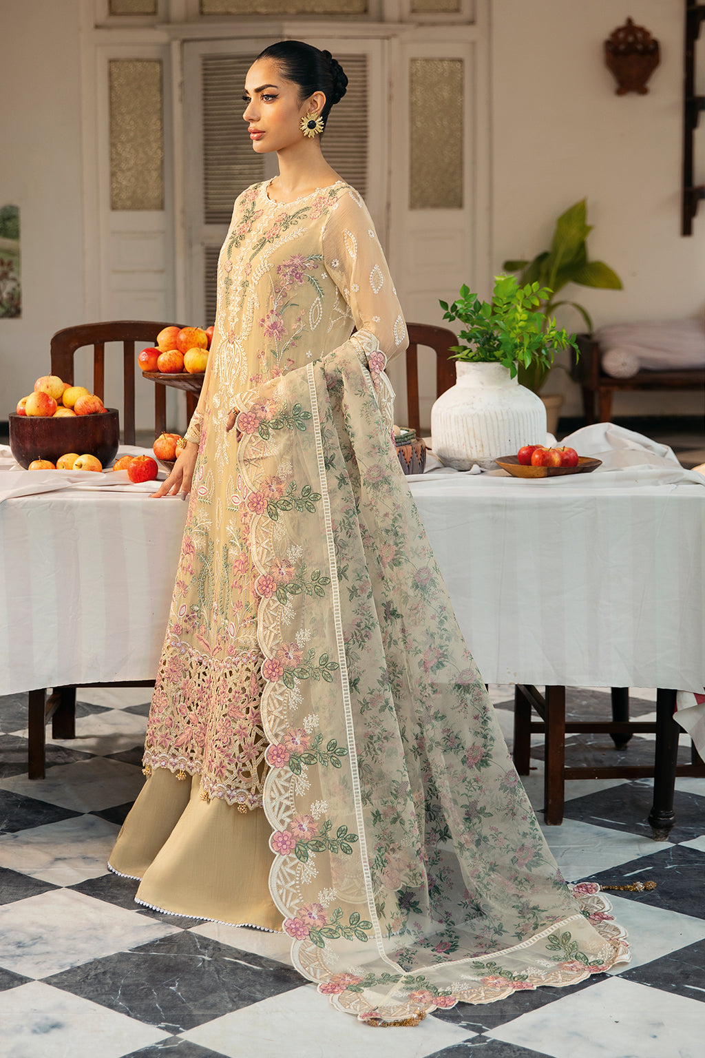 Ramsha | Dastak Luxury Chiffon Collection |  Q-105 by Ramsha - Designer Dress - Type: Ladies Clothes - Available at Libayah - 100% Original