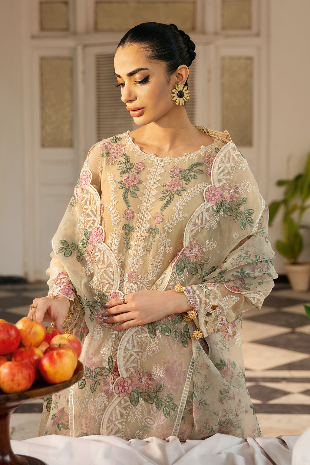 Ramsha | Dastak Luxury Chiffon Collection |  Q-105 by Ramsha - Designer Dress - Type: Ladies Clothes - Available at Libayah - 100% Original