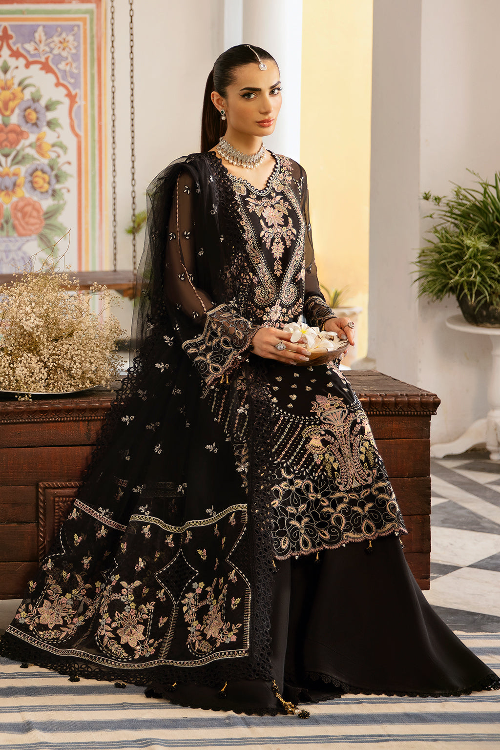 Ramsha | Dastak Luxury Chiffon Collection |  Q-106 by Ramsha - Designer Dress - Type: Ladies Clothes - Available at Libayah - 100% Original