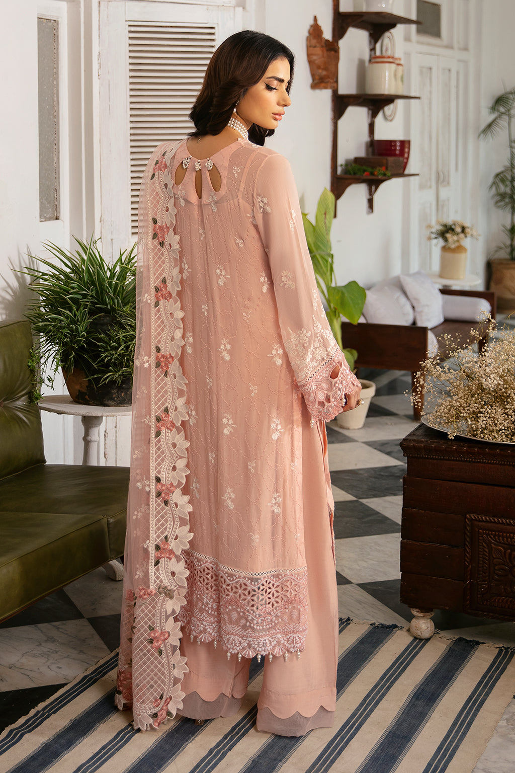 Ramsha | Dastak Luxury Chiffon Collection | Q-101 by Ramsha - Designer Dress - Type: Ladies Clothes - Available at Libayah - 100% Original