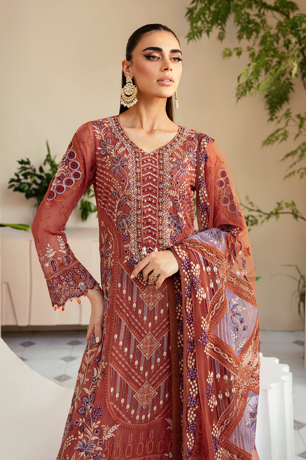 Ramsha | Dastoor Chiffon | P-109 by Ramsha - Designer Dress - Type: Ladies Clothes - Available at Libayah - 100% Original