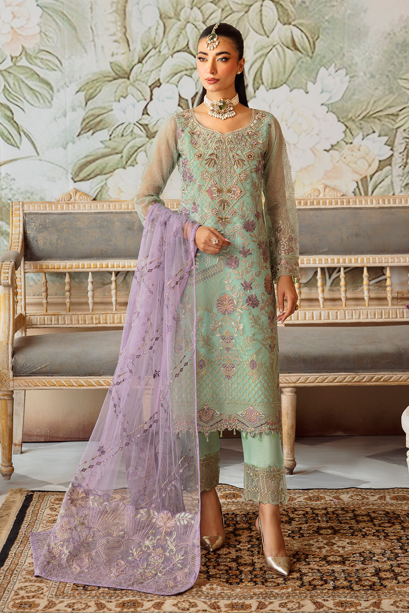 Ramsha | Minhal Organza Collection |   M-1204 by Ramsha - Designer Dress - Type: Ladies Clothes - Available at Libayah - 100% Original