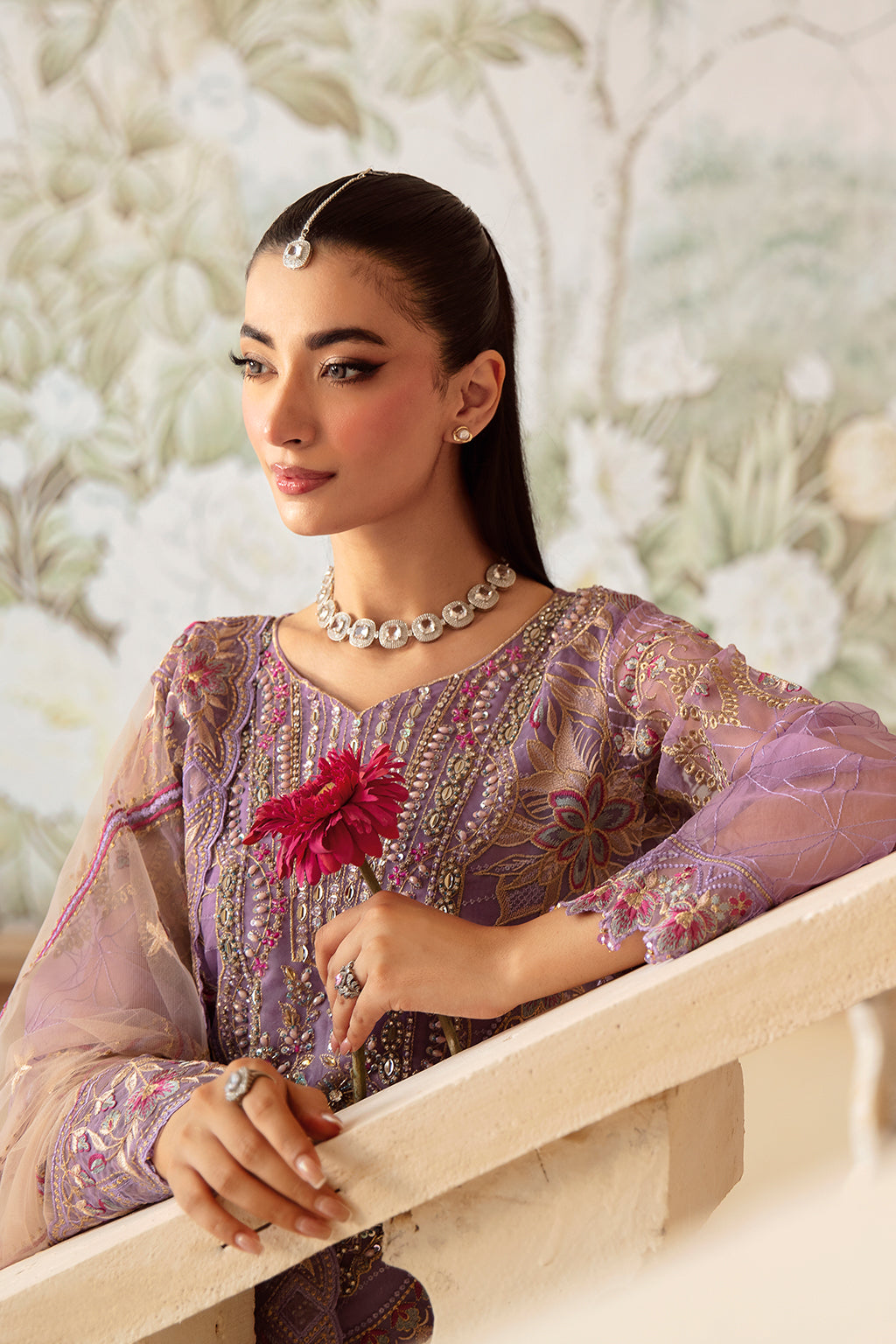 Ramsha | Minhal Organza Collection |  M-1207 by Ramsha - Designer Dress - Type: Ladies Clothes - Available at Libayah - 100% Original