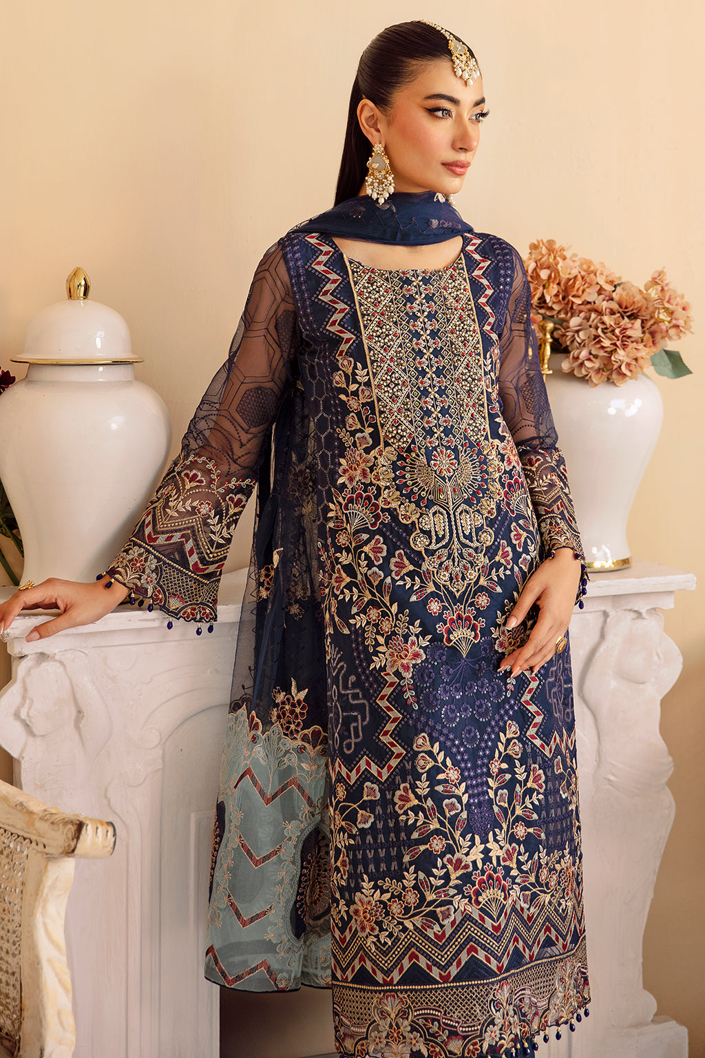 Ramsha | Minhal Organza Collection |  M-1209 by Ramsha - Designer Dress - Type: Ladies Clothes - Available at Libayah - 100% Original