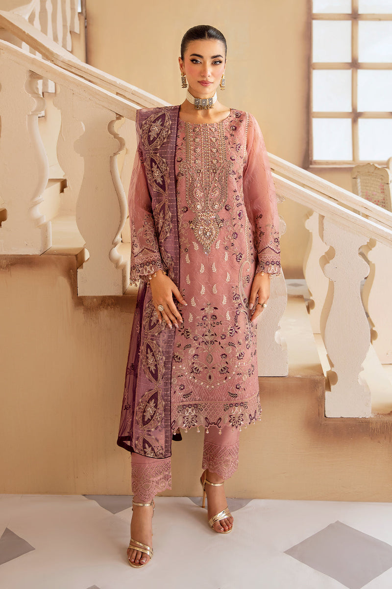 Ramsha | Minhal Organza Collection |   M-1210 by Ramsha - Designer Dress - Type: Ladies Clothes - Available at Libayah - 100% Original