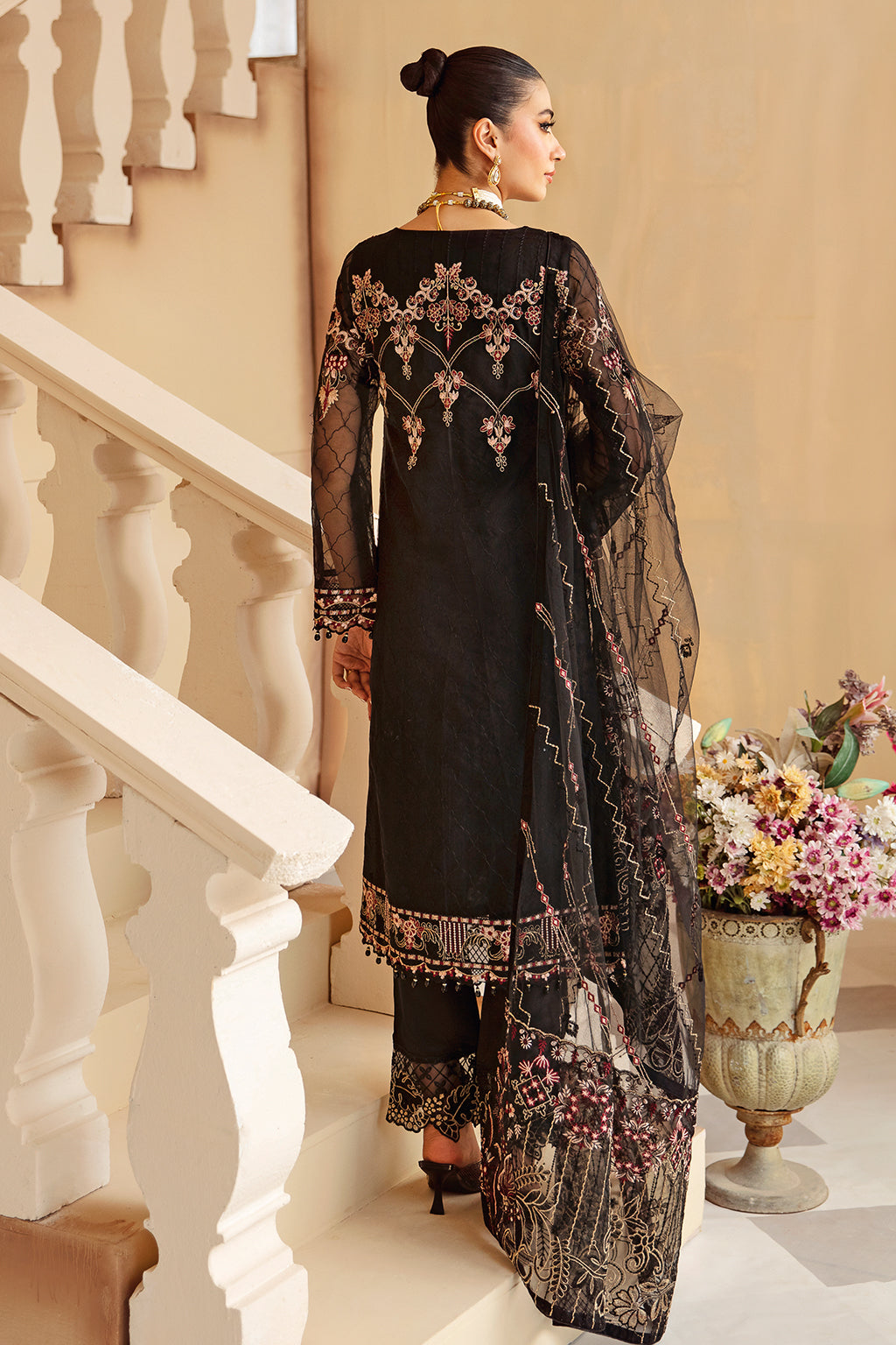 Ramsha | Minhal Organza Collection |  M-1205 by Ramsha - Designer Dress - Type: Ladies Clothes - Available at Libayah - 100% Original