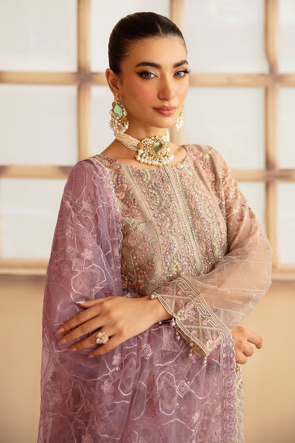 Ramsha | Minhal Organza Collection |   M-1206 by Ramsha - Designer Dress - Type: Ladies Clothes - Available at Libayah - 100% Original