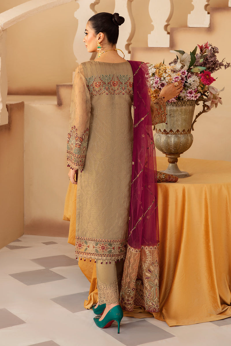 Ramsha | Minhal Organza Collection |  M-1208 by Ramsha - Designer Dress - Type: Ladies Clothes - Available at Libayah - 100% Original