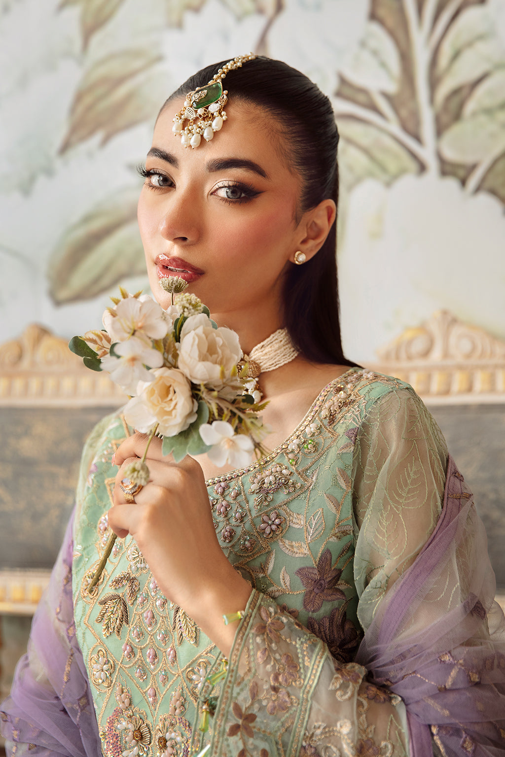 Ramsha | Minhal Organza Collection |   M-1204 by Ramsha - Designer Dress - Type: Ladies Clothes - Available at Libayah - 100% Original