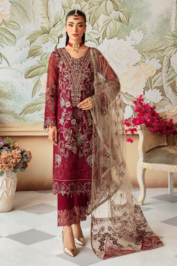 Ramsha | Minhal Organza Collection |  M-1201 by Ramsha - Designer Dress - Type: Ladies Clothes - Available at Libayah - 100% Original
