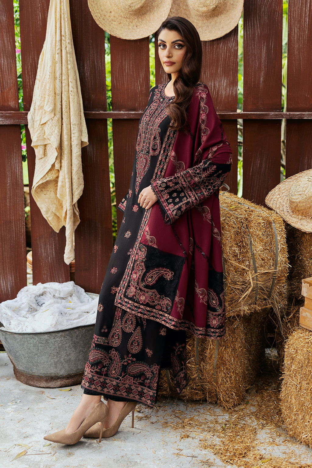 Ramsha | Reet Karandi Collection |  R-1104 by Ramsha - Designer Dress - Type: Ladies Clothes - Available at Libayah - 100% Original