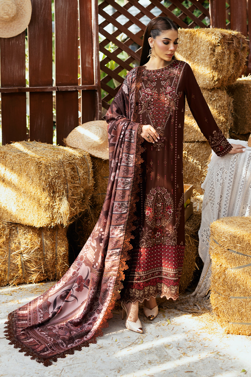 Ramsha | Reet Karandi Collection |  R-1103 by Ramsha - Designer Dress - Type: Ladies Clothes - Available at Libayah - 100% Original