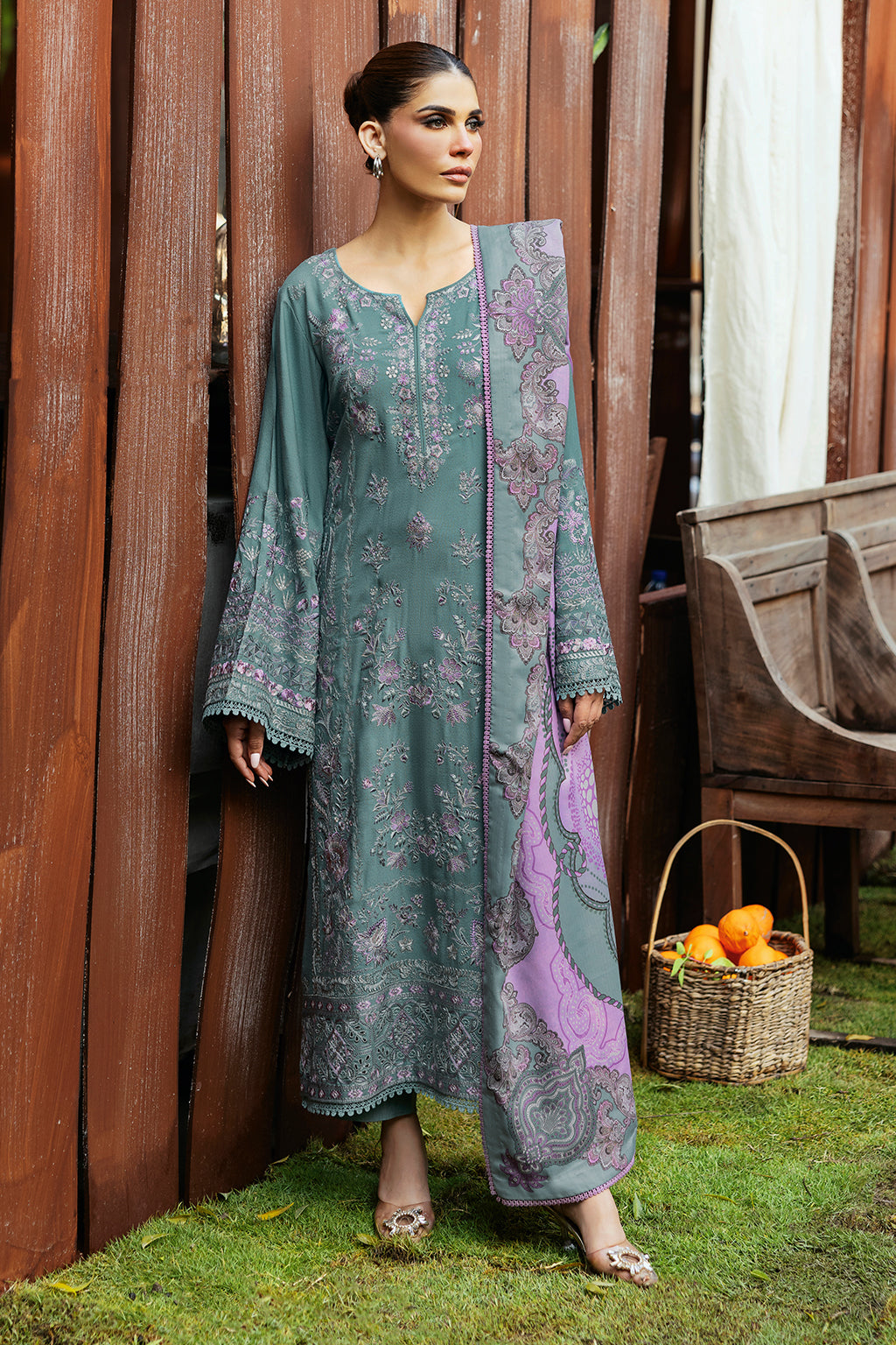 Ramsha | Reet Karandi Collection |  R-1107 by Ramsha - Designer Dress - Type: Ladies Clothes - Available at Libayah - 100% Original