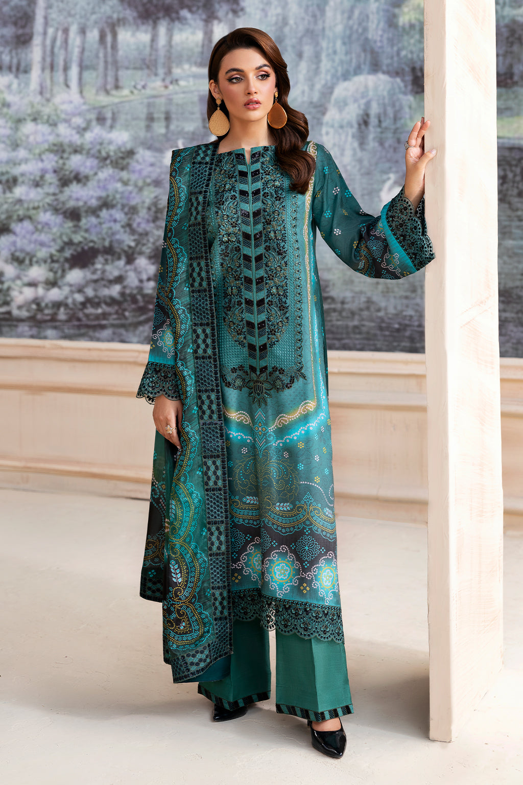 Ramsha | Riwaj Viscose |J-504 by Ramsha - Designer Dress - Type: Ladies Clothes - Available at Libayah - 100% Original
