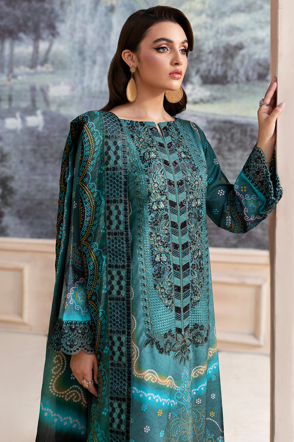 Ramsha | Riwaj Viscose |J-504 by Ramsha - Designer Dress - Type: Ladies Clothes - Available at Libayah - 100% Original