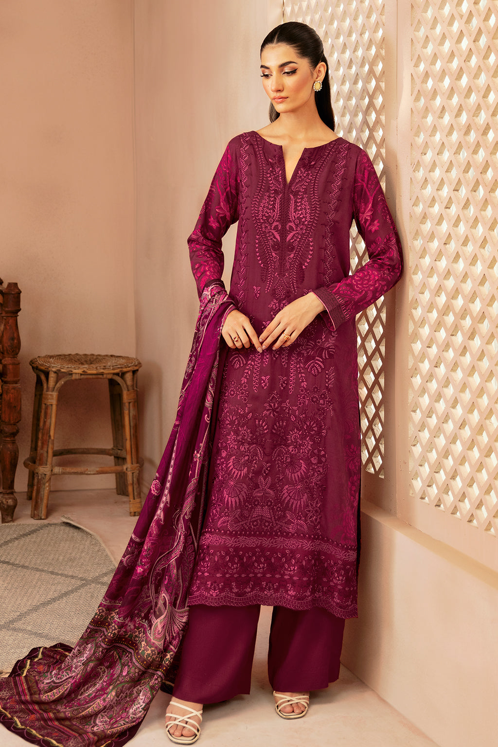 Ramsha | Riwaj Winter Collection | J-306 by Ramsha - Designer Dress - Type: Casual - Available at Libayah - 100% Original