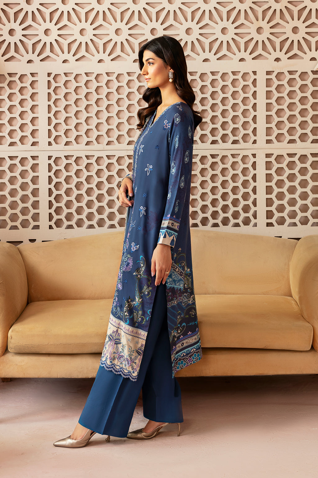 Ramsha | Riwaj Winter Collection | J-302 by Ramsha - Designer Dress - Type: Casual - Available at Libayah - 100% Original