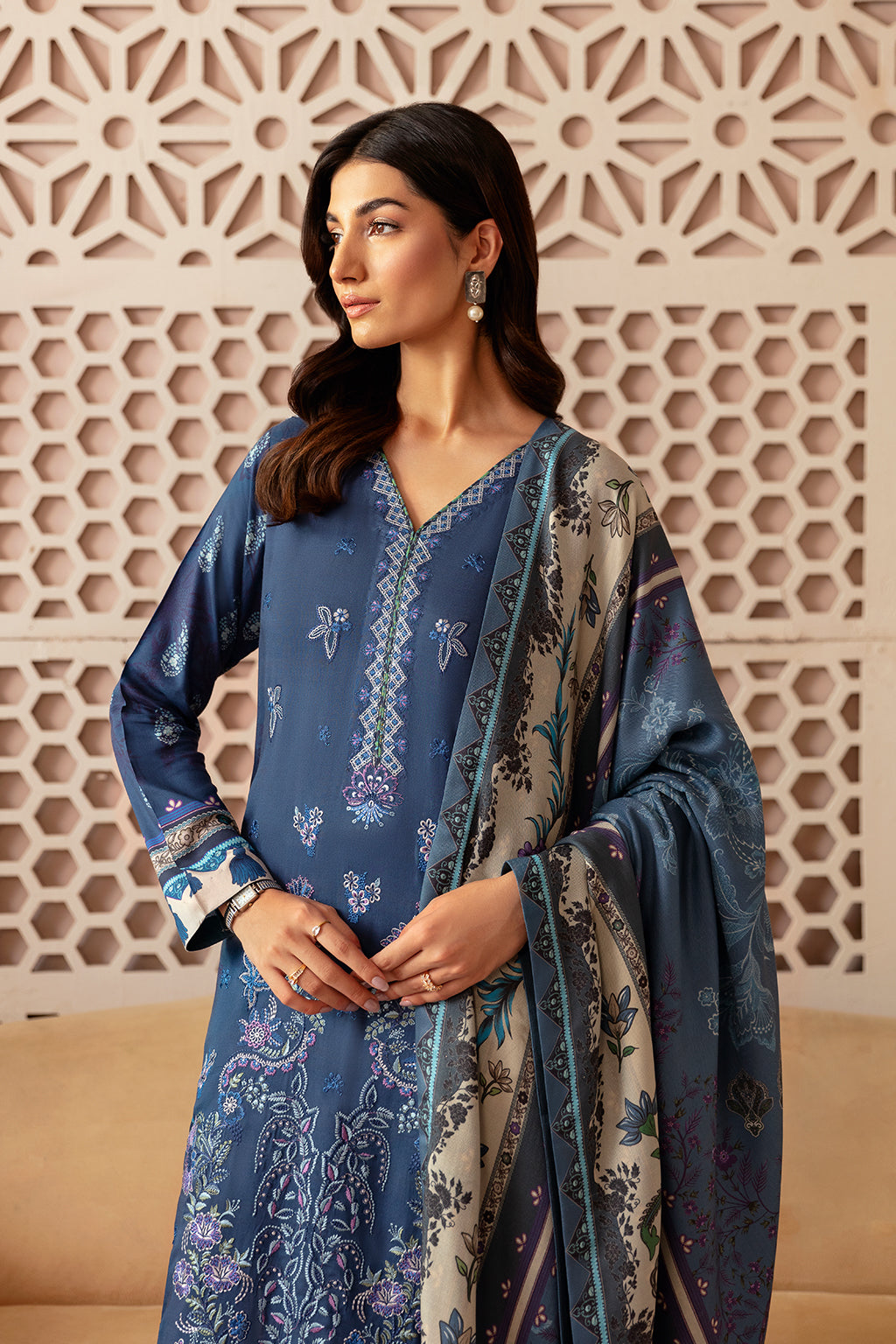 Ramsha | Riwaj Winter Collection | J-302 by Ramsha - Designer Dress - Type: Casual - Available at Libayah - 100% Original