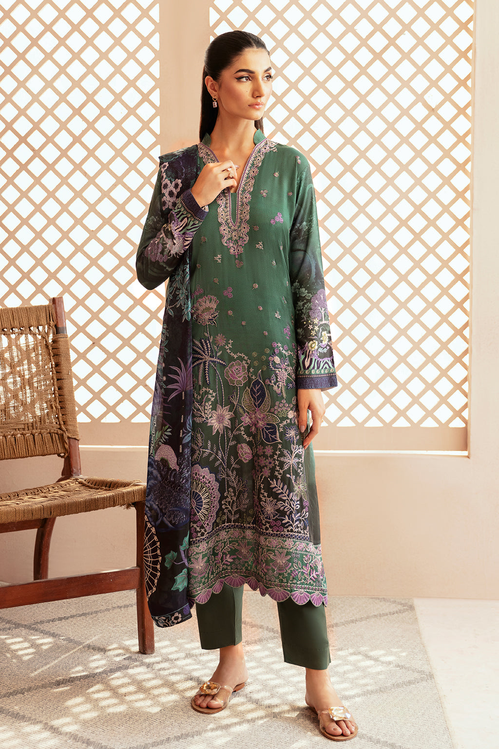 Ramsha | Riwaj Winter Collection | J-307 by Ramsha - Designer Dress - Type: Casual - Available at Libayah - 100% Original
