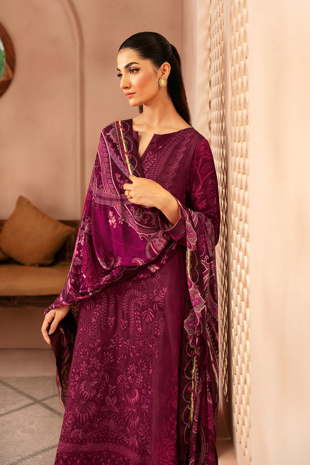 Ramsha | Riwaj Winter Collection | J-306 by Ramsha - Designer Dress - Type: Casual - Available at Libayah - 100% Original