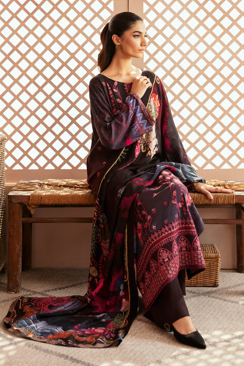 Ramsha | Riwaj Winter Collection | J-305 by Ramsha - Designer Dress - Type: Casual - Available at Libayah - 100% Original