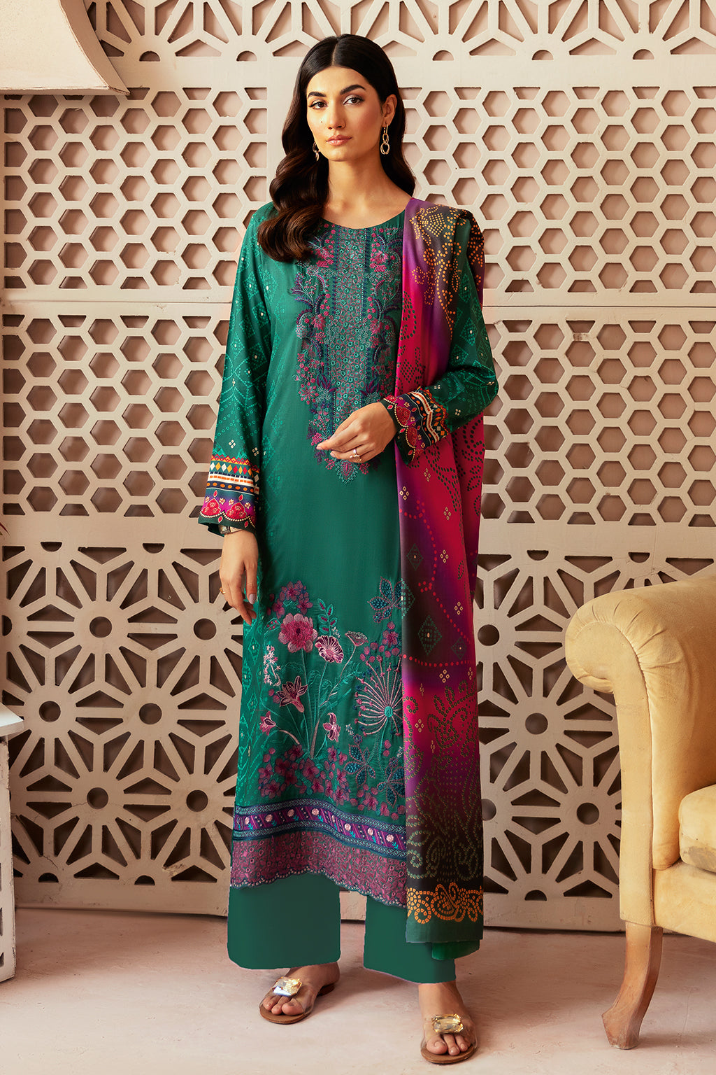 Ramsha | Riwaj Winter Collection | J-301 by Ramsha - Designer Dress - Type: Casual - Available at Libayah - 100% Original