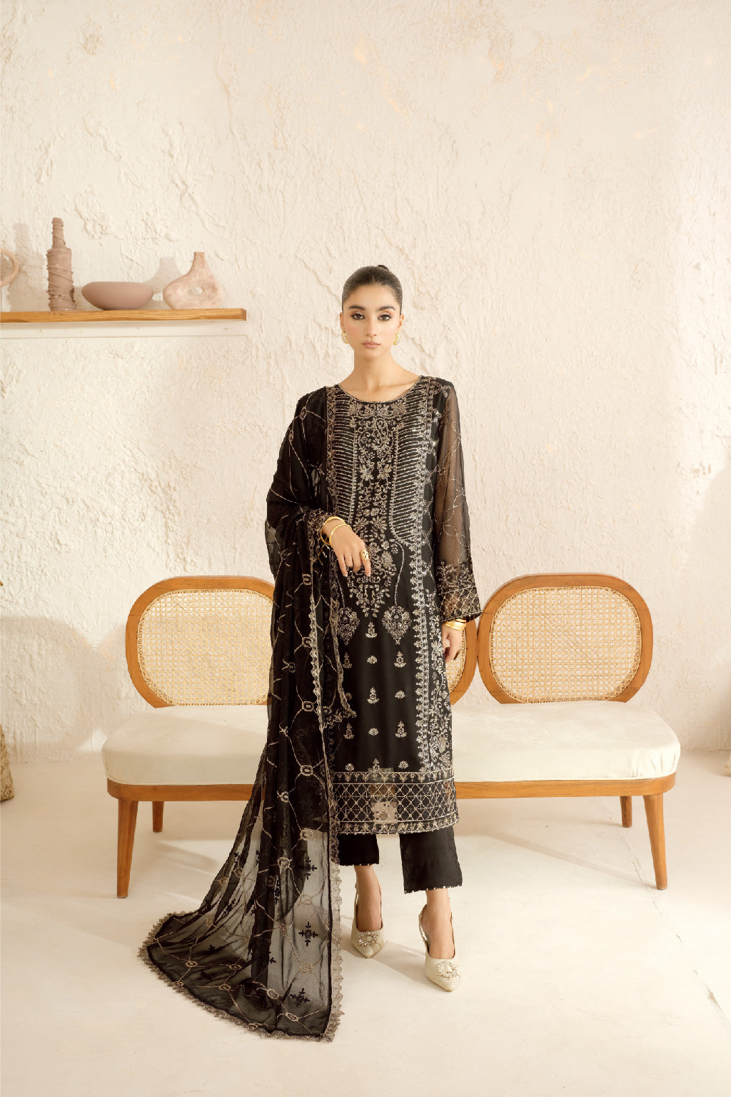 Ramsha | Sonehri Collection | BB-107 by Ramsha - Designer Dress - Type: Ladies Clothes - Available at Libayah - 100% Original