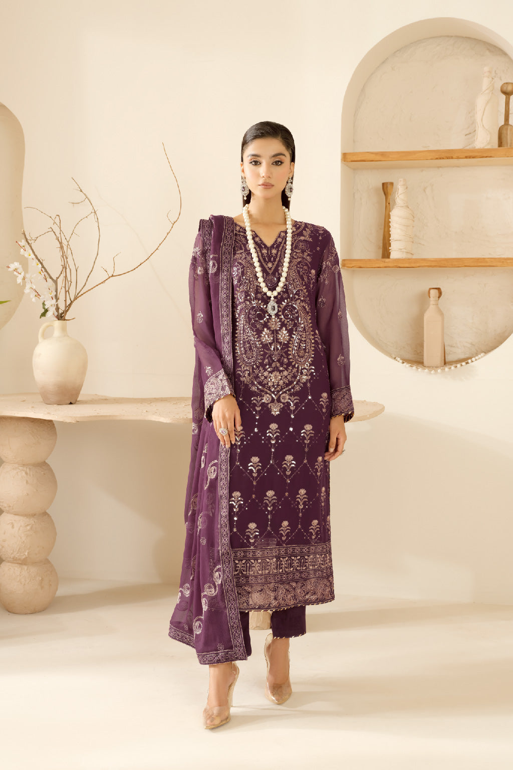 Ramsha | Sonehri Collection | BB-109 by Ramsha - Designer Dress - Type: Ladies Clothes - Available at Libayah - 100% Original