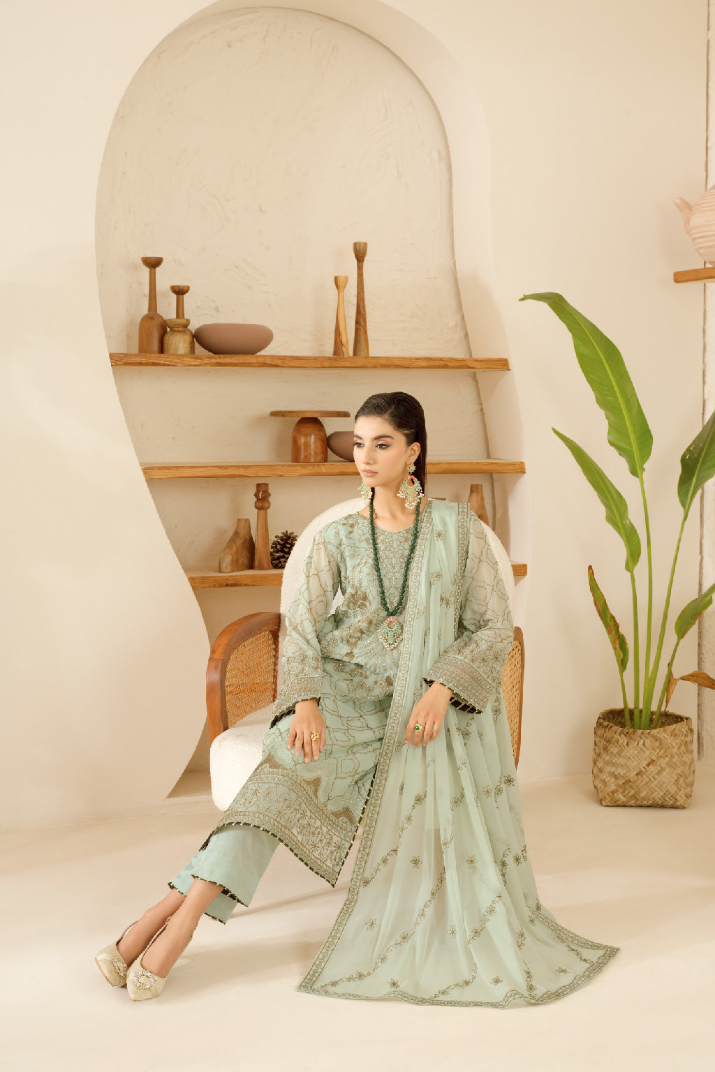 Ramsha | Sonehri Collection | BB-106 by Ramsha - Designer Dress - Type: Ladies Clothes - Available at Libayah - 100% Original