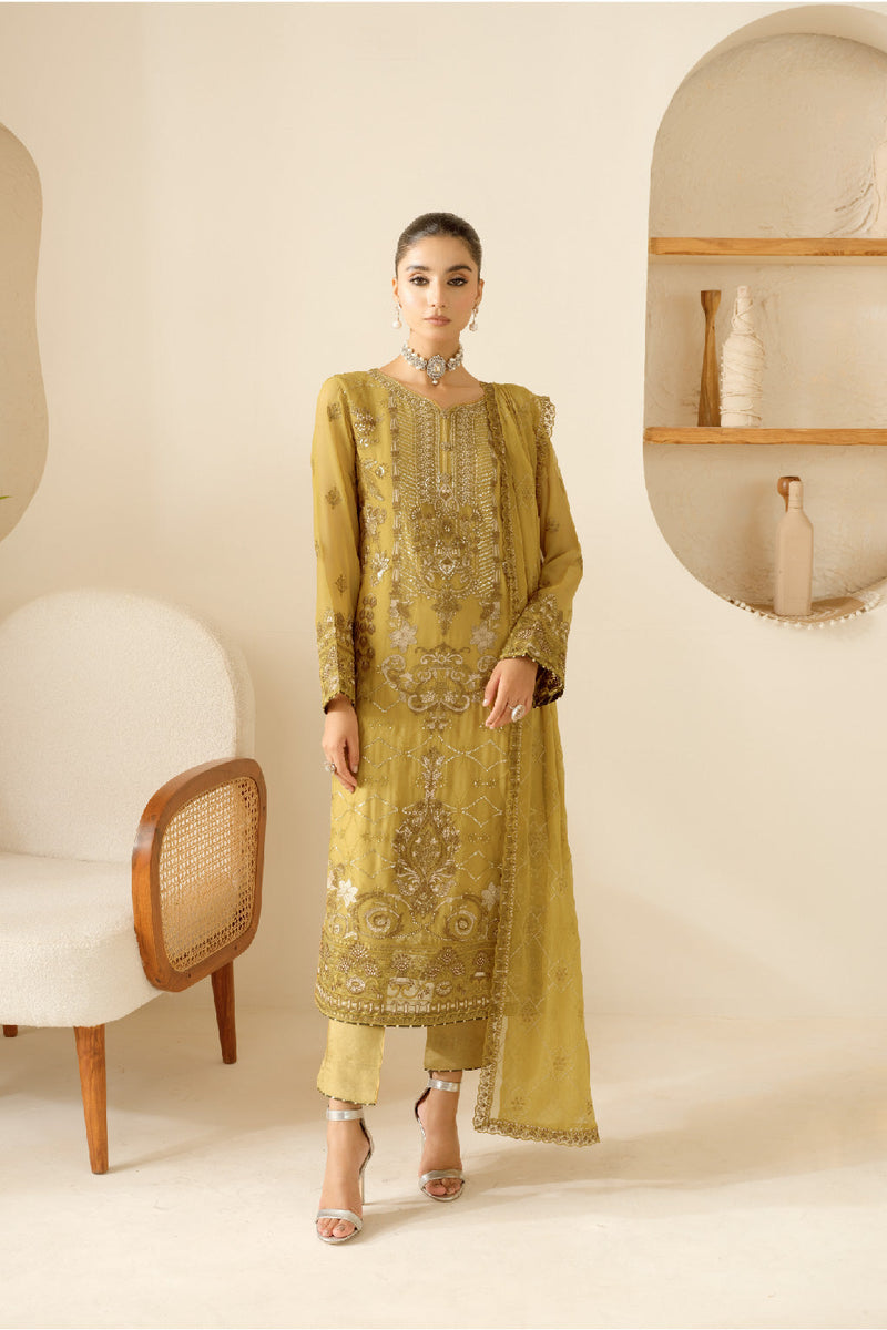 Ramsha | Sonehri Collection | BB-108 by Ramsha - Designer Dress - Type: Ladies Clothes - Available at Libayah - 100% Original