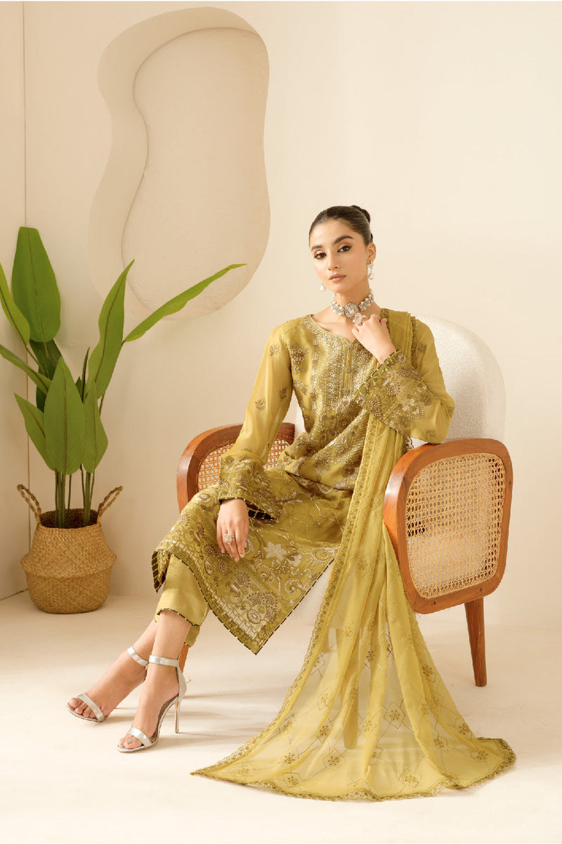 Ramsha | Sonehri Collection | BB-108 by Ramsha - Designer Dress - Type: Ladies Clothes - Available at Libayah - 100% Original