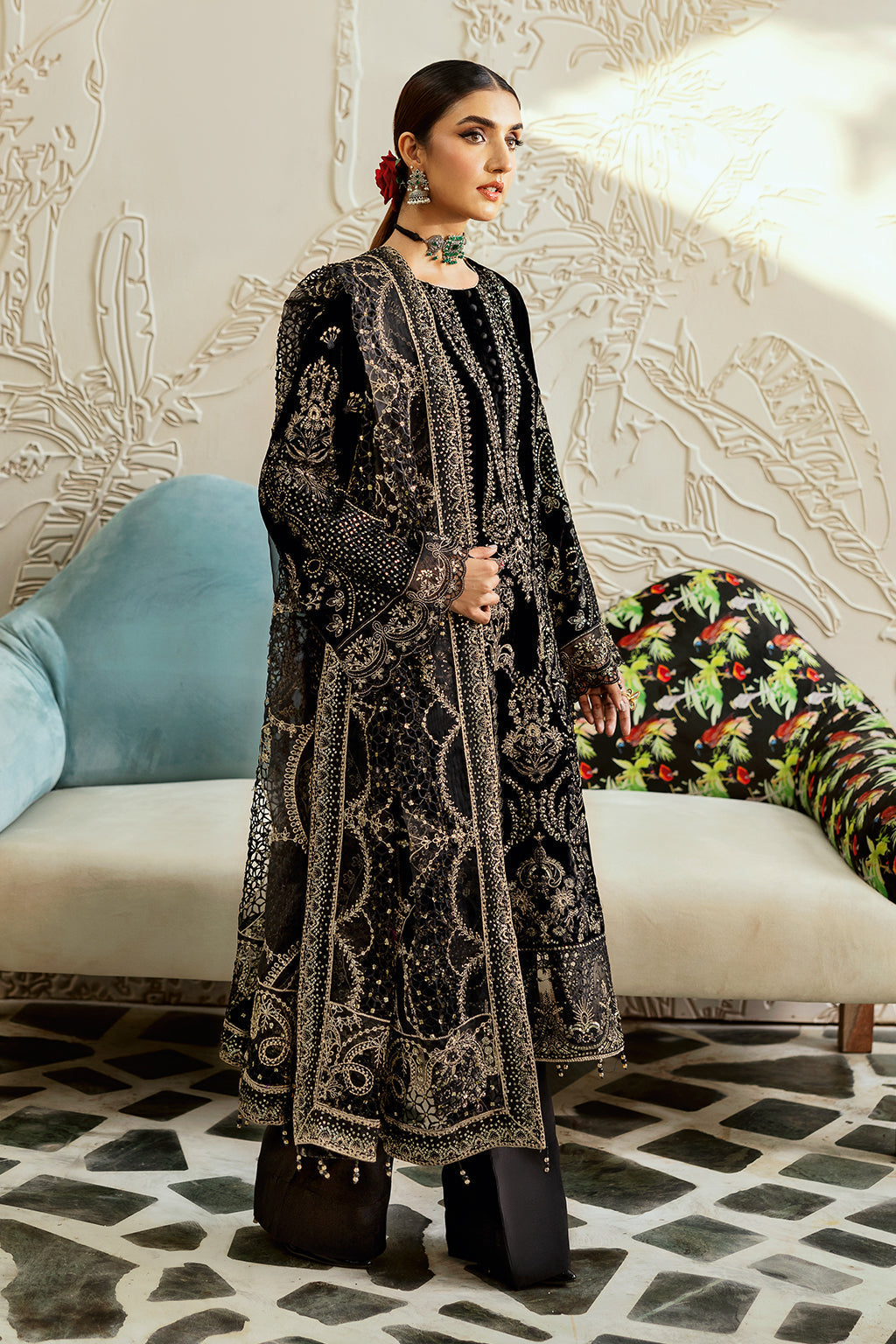 Ramsha | Velvet Collection | V-603 by Ramsha - Designer Dress - Type: Ladies Clothes - Available at Libayah - 100% Original