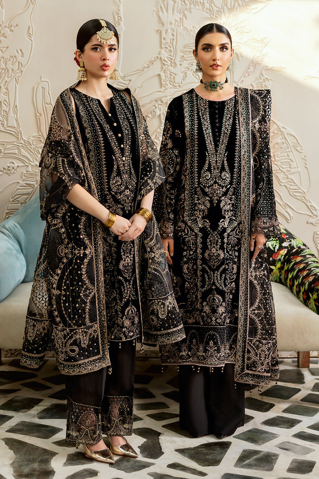 Ramsha | Velvet Collection | V-603 by Ramsha - Designer Dress - Type: Ladies Clothes - Available at Libayah - 100% Original