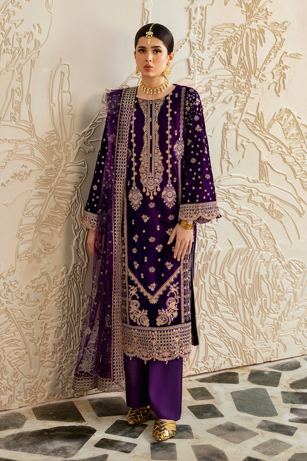 Ramsha | Velvet Collection | V-602 by Ramsha - Designer Dress - Type: Ladies Clothes - Available at Libayah - 100% Original