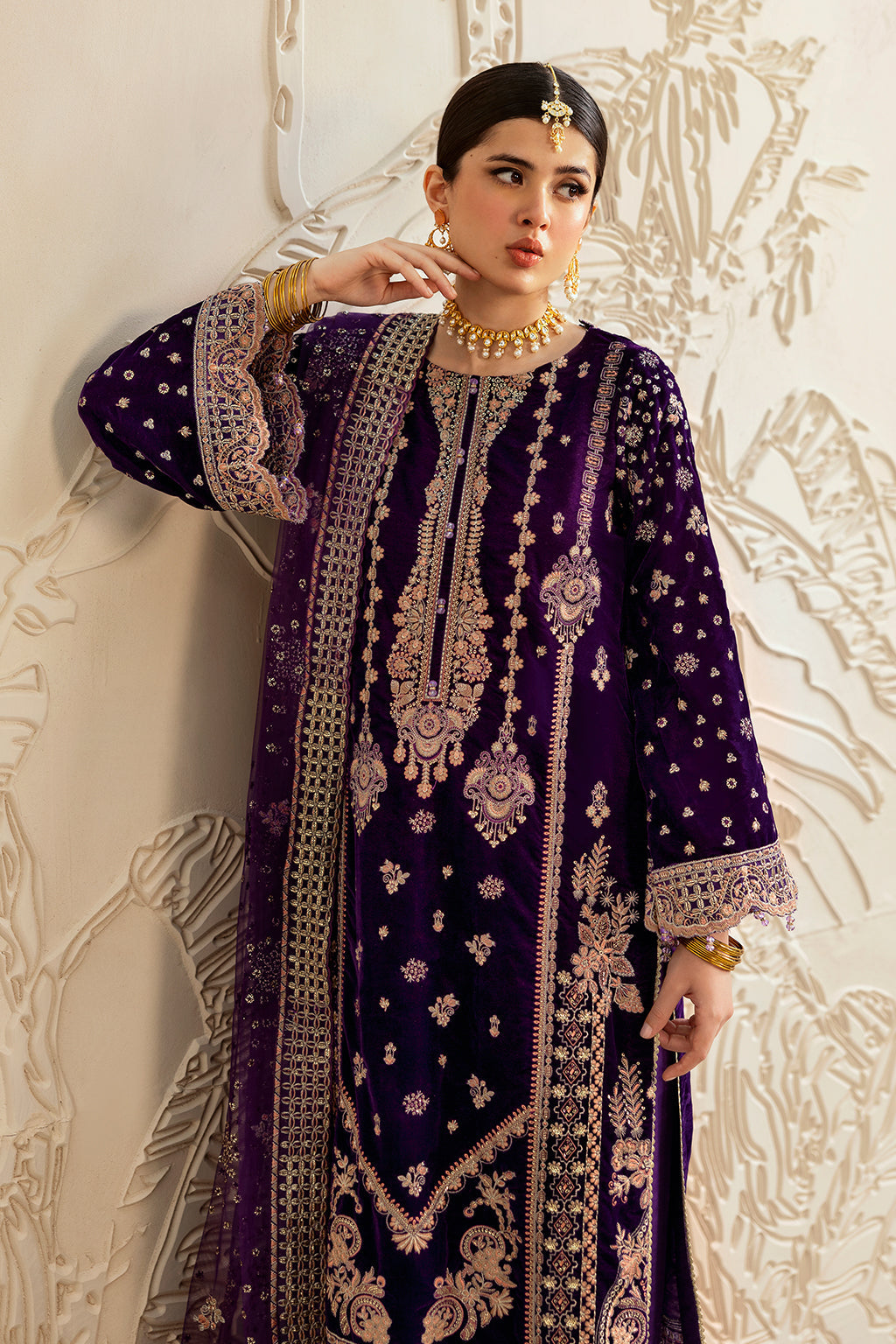 Ramsha | Velvet Collection | V-602 by Ramsha - Designer Dress - Type: Ladies Clothes - Available at Libayah - 100% Original