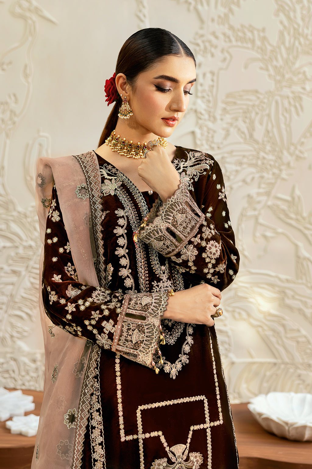 Ramsha | Velvet Collection | V-606 by Ramsha - Designer Dress - Type: Ladies Clothes - Available at Libayah - 100% Original