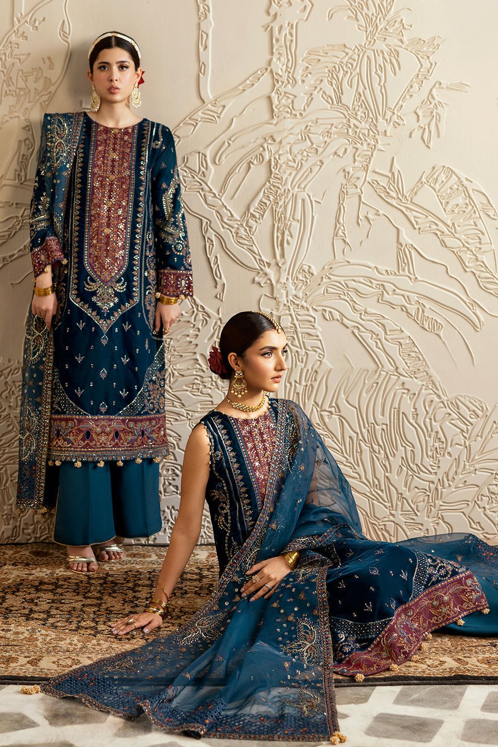 Ramsha | Velvet Collection | V-604 by Ramsha - Designer Dress - Type: Ladies Clothes - Available at Libayah - 100% Original