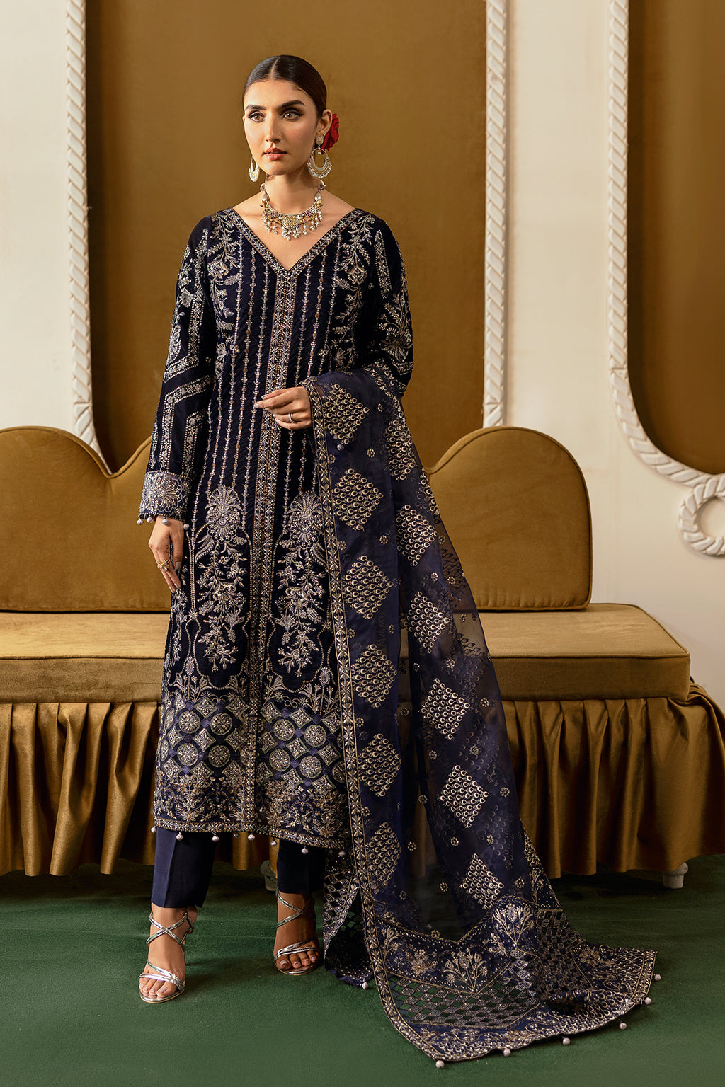 Ramsha | Velvet Collection | V-608 by Ramsha - Designer Dress - Type: Ladies Clothes - Available at Libayah - 100% Original