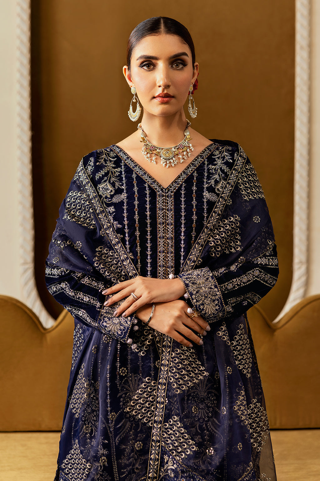 Ramsha | Velvet Collection | V-608 by Ramsha - Designer Dress - Type: Ladies Clothes - Available at Libayah - 100% Original