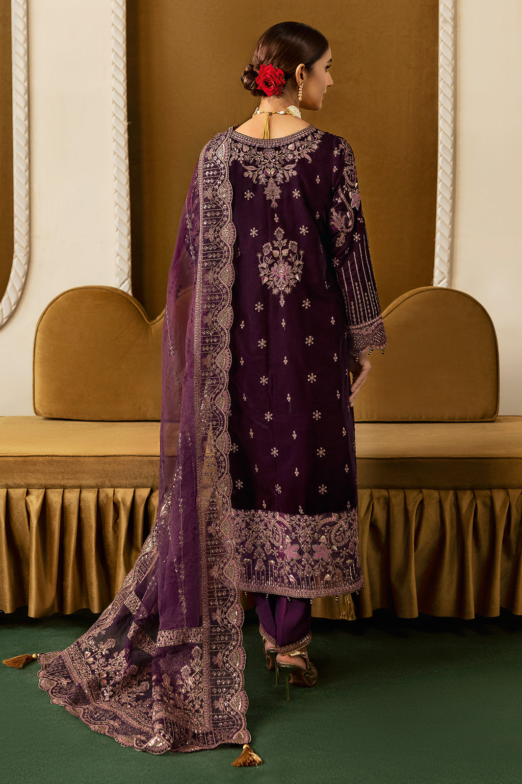 Ramsha | Velvet Collection | V-605 by Ramsha - Designer Dress - Type: Ladies Clothes - Available at Libayah - 100% Original