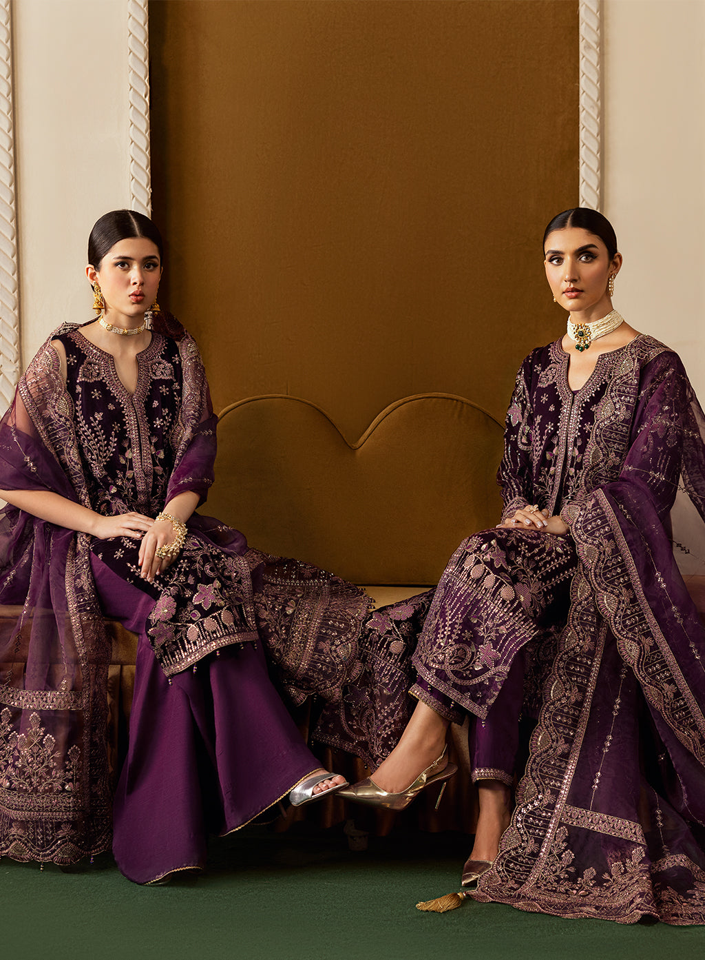 Ramsha | Velvet Collection | V-605 by Ramsha - Designer Dress - Type: Ladies Clothes - Available at Libayah - 100% Original
