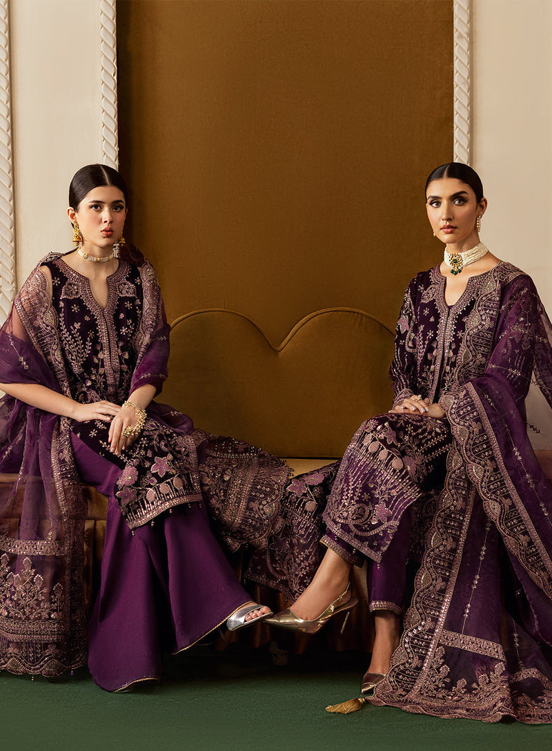 Ramsha | Velvet Collection | V-605 by Ramsha - Designer Dress - Type: Ladies Clothes - Available at Libayah - 100% Original